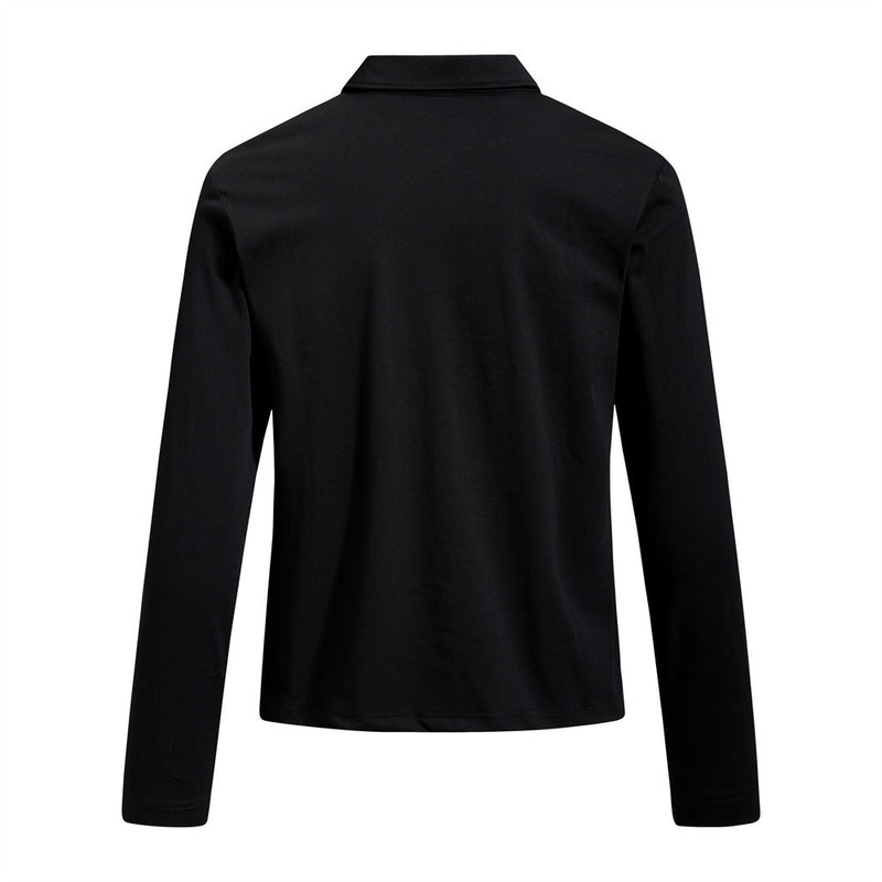 Men's Graphic Print Long Sleeve Polo Shirt – Hip-Hop Street Style