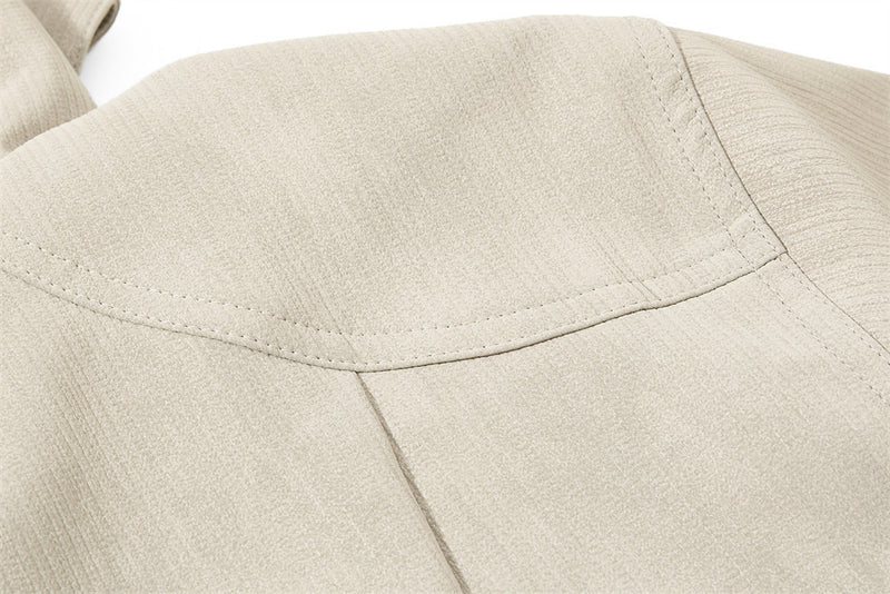 Blouson bomber à capuche – Coupe oversize zippée et tissu texturé