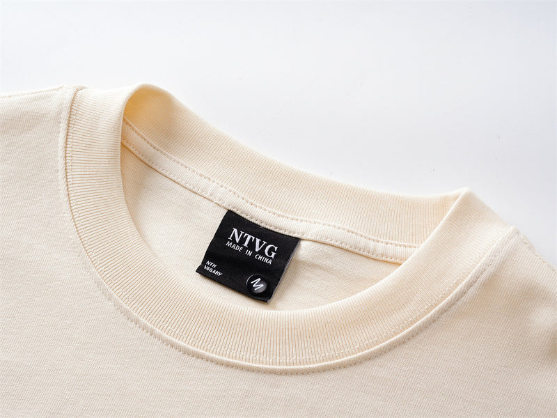 Long Sleeve T-Shirt with 1987 Varsity Graphic, Relaxed Fit Crew Neck