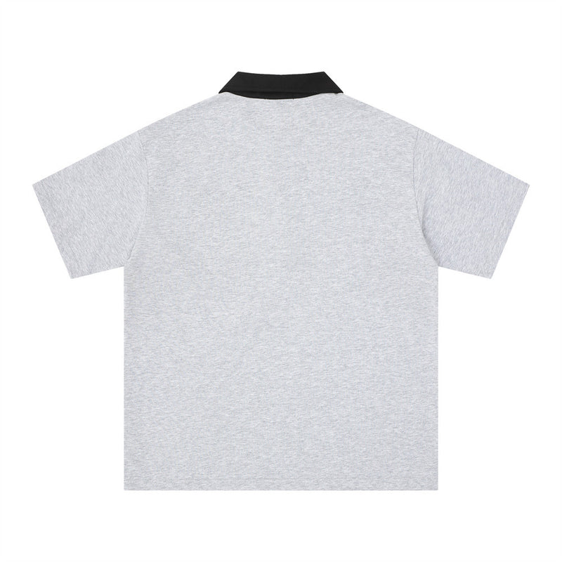 Racing Motorsport Graphic Polo Shirt – Colorblock Short Sleeve