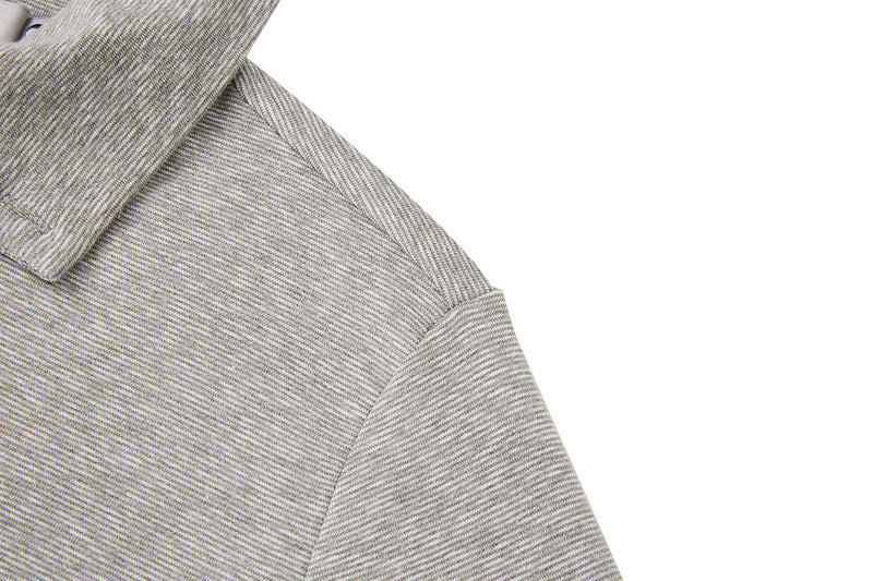 Polo manches longues avec écusson croix clouté – Haut streetwear vintage à ourlet brut