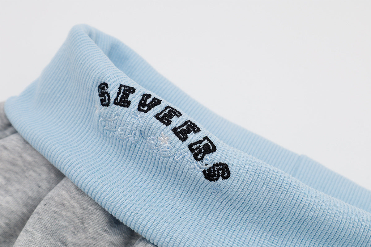 Damen-Cargohose im Baggy-Schnitt mit weitem Bein – Jogginghose mit geschwungenen Nahtdetails