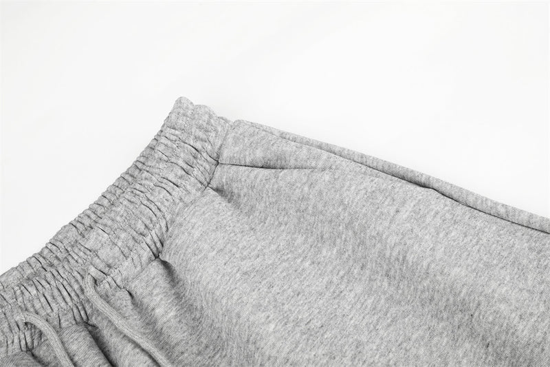Wide Leg Pants for Men – Cross Rhinestone Script Graphic Relaxed Fit Sweatpants