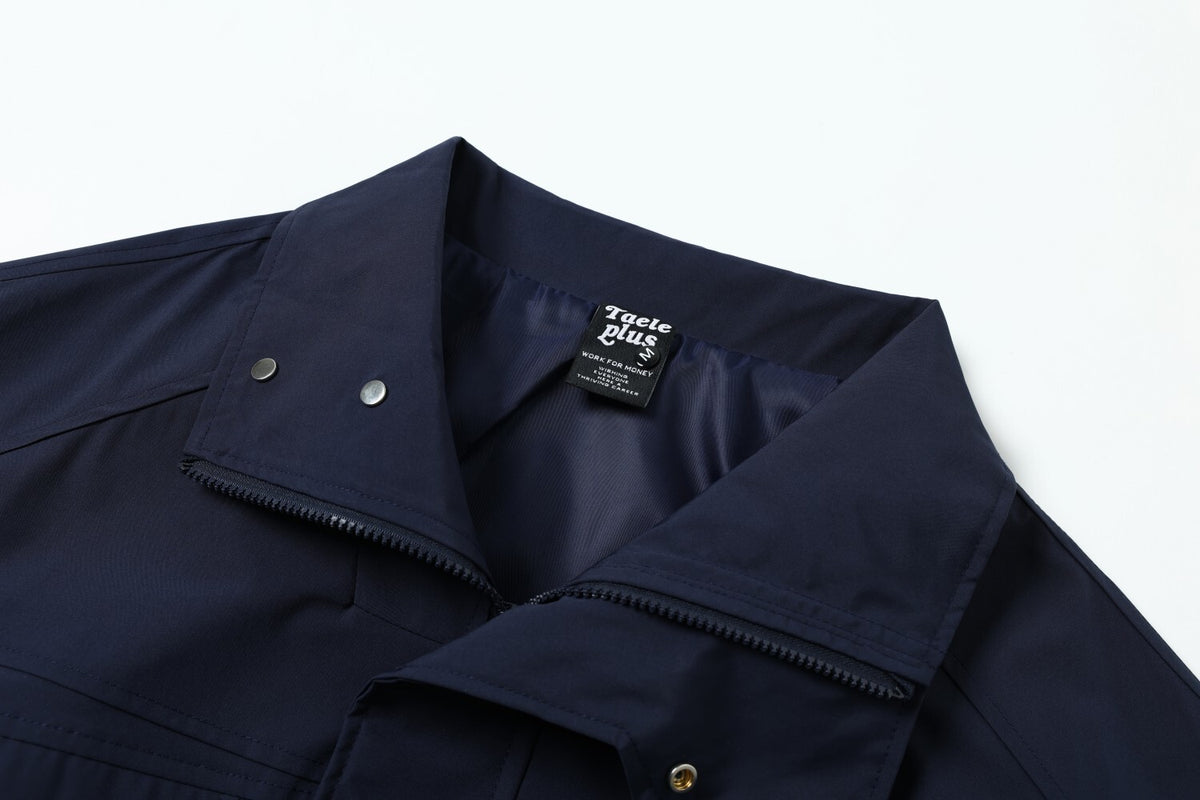 Oversized Harrington Jacket with Embroidered Badge Patch