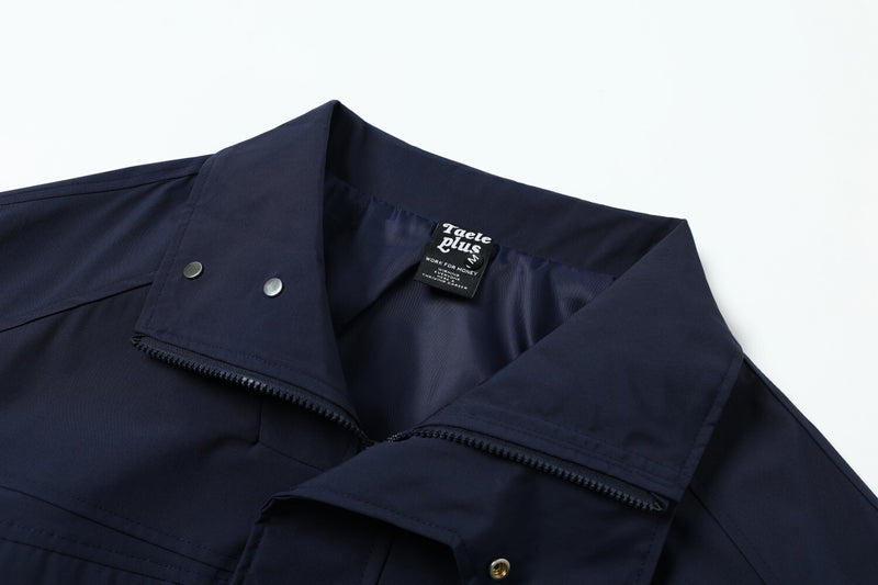 Oversized Harrington Jacket with Embroidered Badge Patch