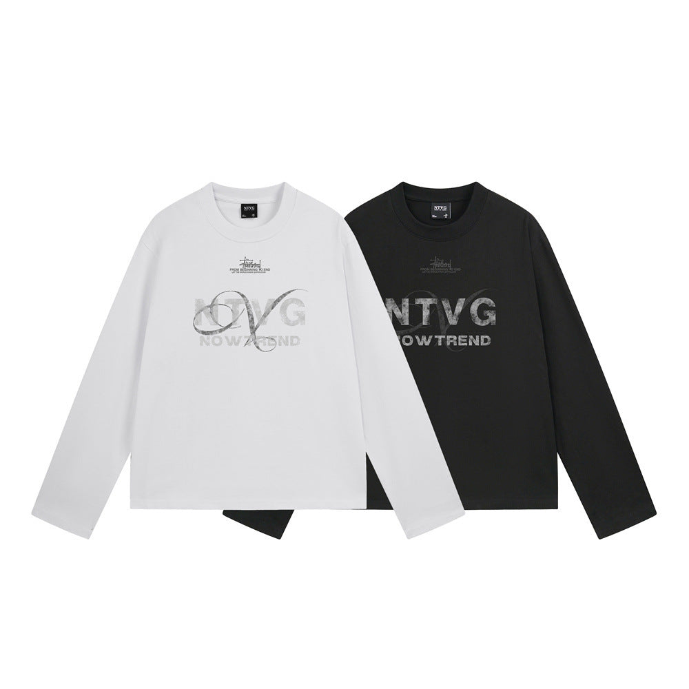 NTVG Nowtrend Graphic Long Sleeve T-Shirt – Relaxed Fit Crew Neck