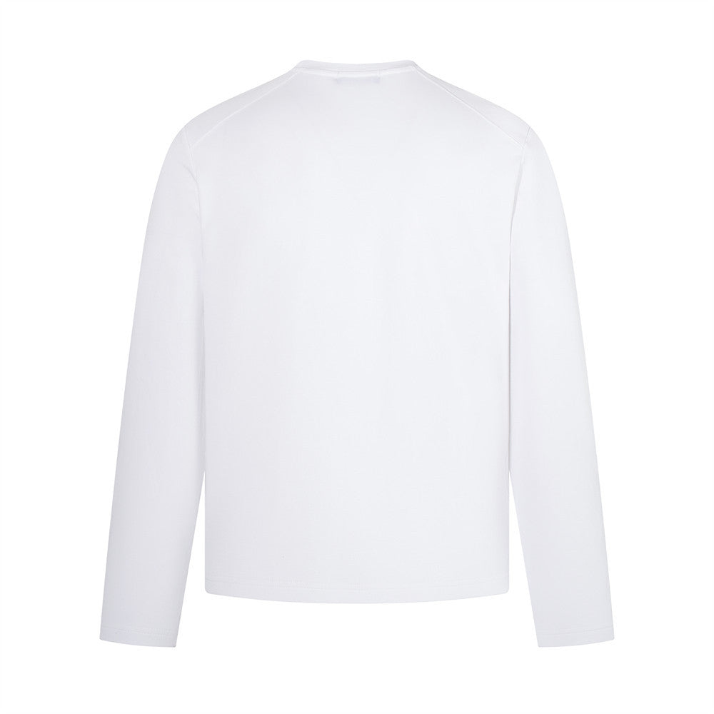 Men's Long Sleeve Crew Neck T-Shirt – Relaxed Fit