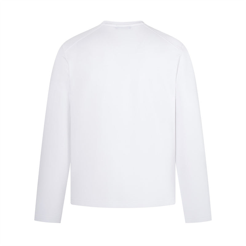 Men's Long Sleeve Crew Neck T-Shirt – Relaxed Fit