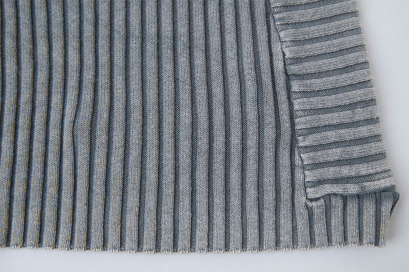 Underground Ribbed Crew Neck Sweater – Washed Slim-Fit Knit Top