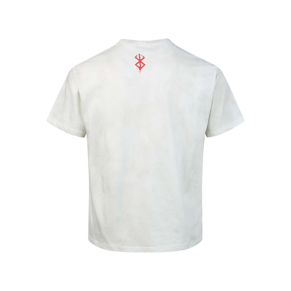 Berserk Anime Graphic T-Shirt – Vintage Washed Crew Neck Tee