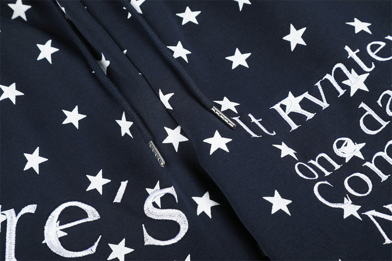 Wide-Leg Star & Letter Print Pants – Men's Hip-Hop Streetwear Baggy Fit