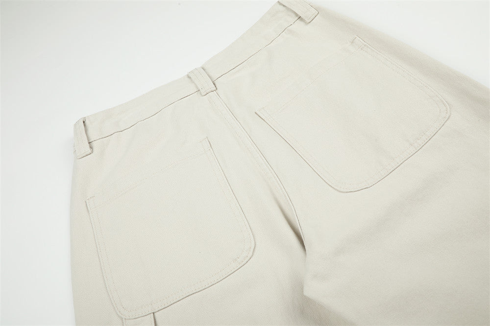 Pantalon de charpentier à jambes larges – Coupe décontractée inspirée du workwear