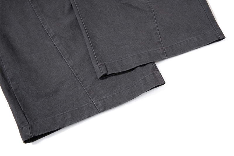 Baggy Cargo Pants Mens Wide-Leg Barrel Fit Vintage Washed Trousers