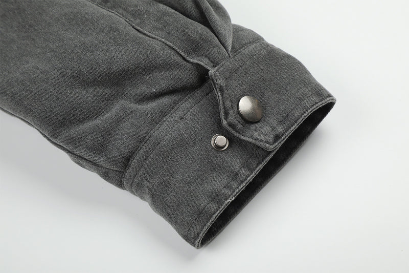 Faux Fur Collar Padded Bomber Jacket – Oversized Cotton Shell