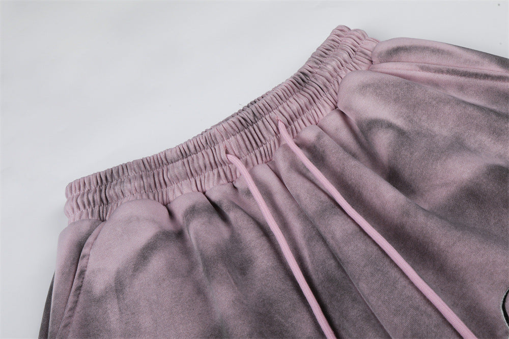 Misery For Nothing Tie-Dye Wide Leg Sweatpants – Vintage Punk Baggy Trousers