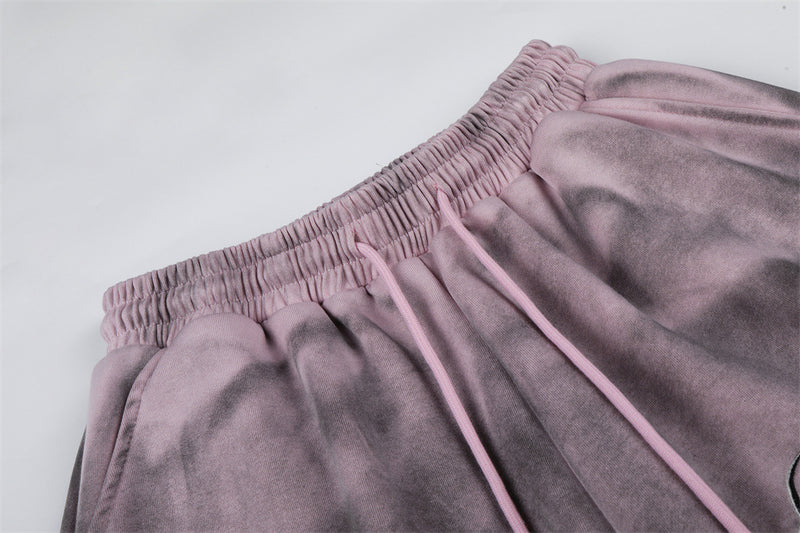Misery For Nothing Tie-Dye Wide Leg Sweatpants – Vintage Punk Baggy Trousers