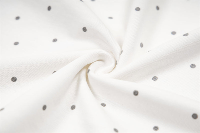 Polka Dot Star Graphic Oversized T-Shirt | Streetwear Crew Neck Tee
