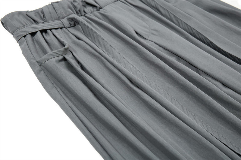 Hose mit weitem Bein und Bundfalten – Herrenhose mit elastischem Bund und Ballon-Schnitt