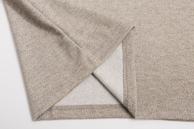 Half-Zip Polo Collar Knit Sweater – Colorblock Long Sleeve Pullover
