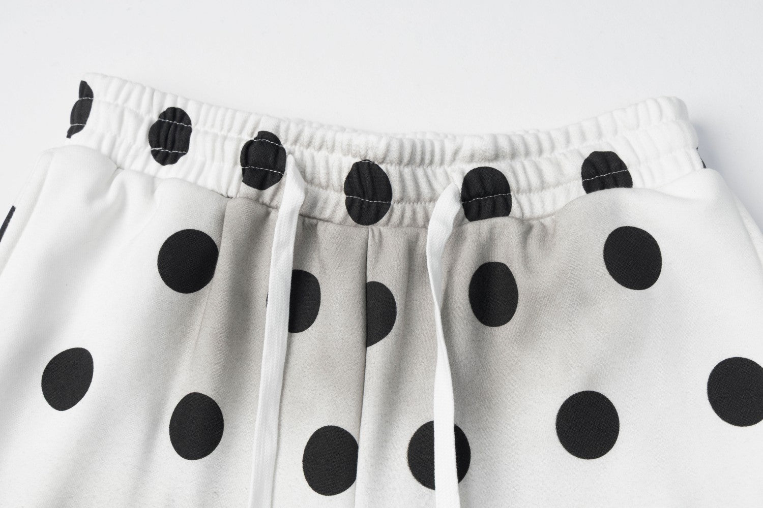 Pantalon de survêtement large à pois – Coupe décontractée délavée à l’acide