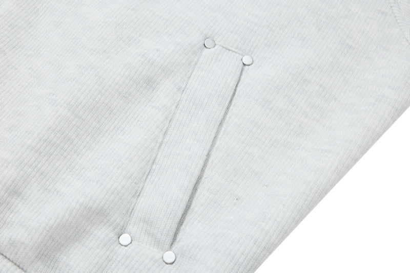 Sweat à capuche court zippé – Sweat intégralement zippé à manches raglan côtelées
