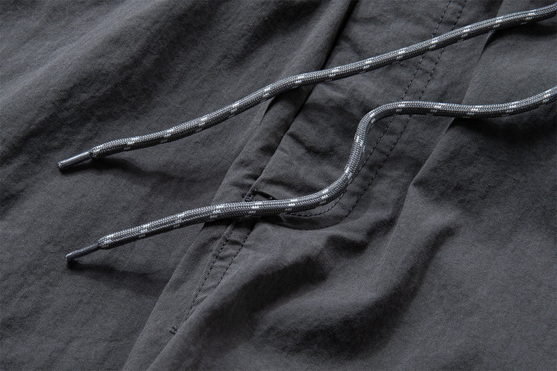 Wide-Leg Cargo Pants with Elastic Waist & Multi-Pocket Design