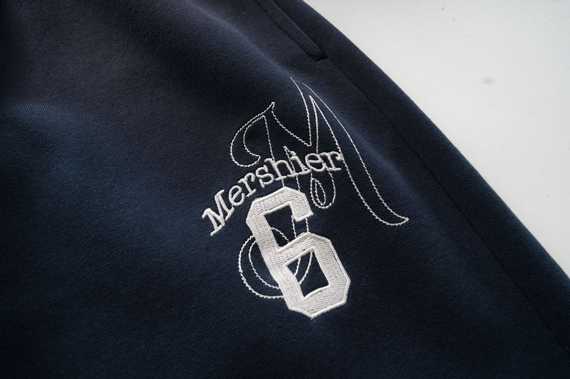 Sweatpants mit weitem Bein, Retro-Grafikpatch und geradem Schnitt