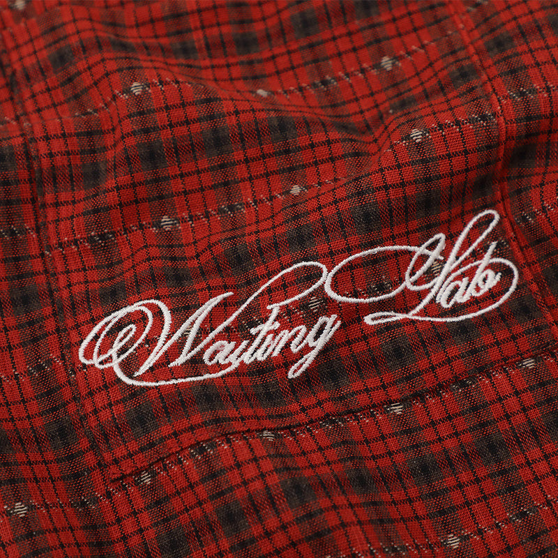 Plaid Check Short Sleeve Shirt – Oversized Relaxed Fit