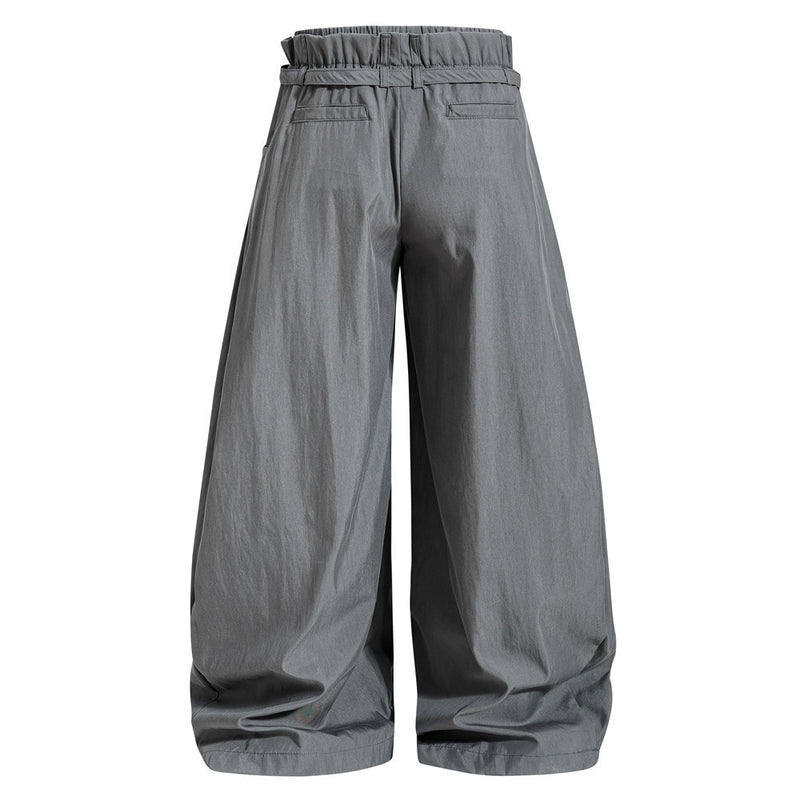 Hose mit weitem Bein und Bundfalten – Herrenhose mit elastischem Bund und Ballon-Schnitt