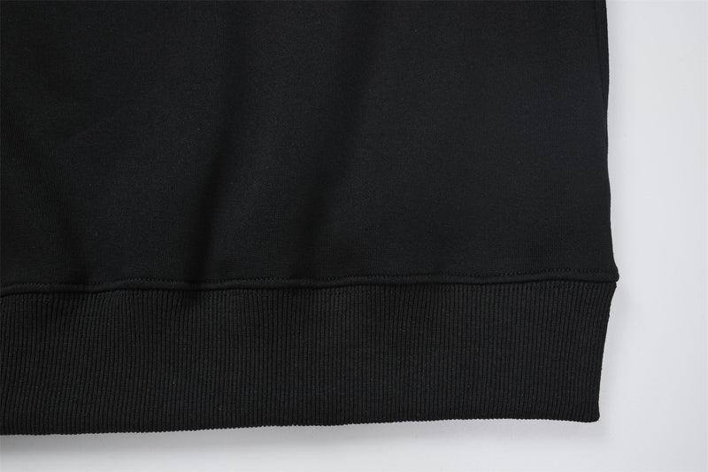 Sweat à capuche oversize à patch étoile et rayures contrastantes aux épaules