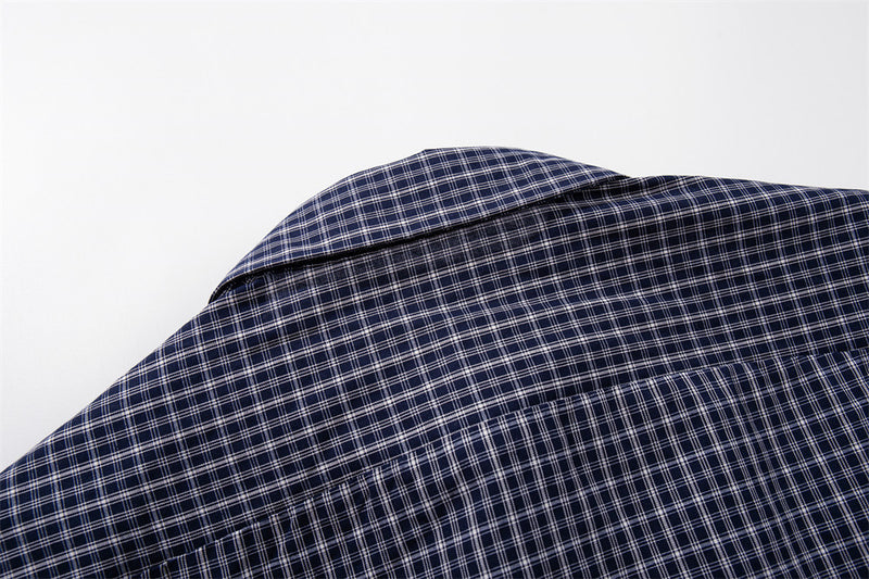 Men's Plaid Long-Sleeve Shirt – Relaxed Fit Button-Up