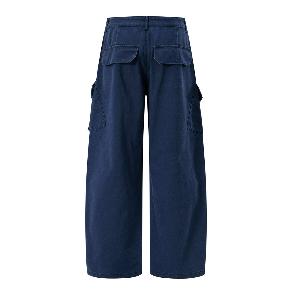 Pantalon cargo wide leg – Coupe décontractée workwear à poches multiples