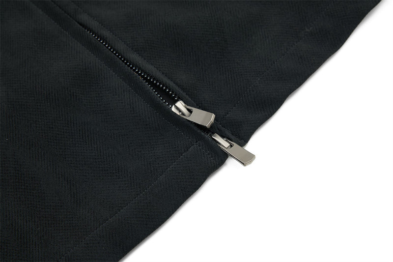 Jacke mit Stehkragen und Reißverschluss – Dekonstruierter Oversized-Schnitt