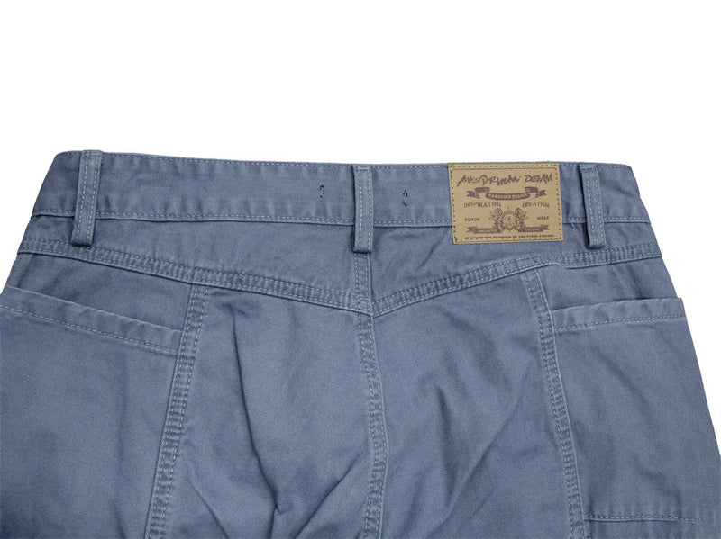 Men's Loose Fit Cargo Pants Wide Leg Bubble Pocket Deconstructed Trousers