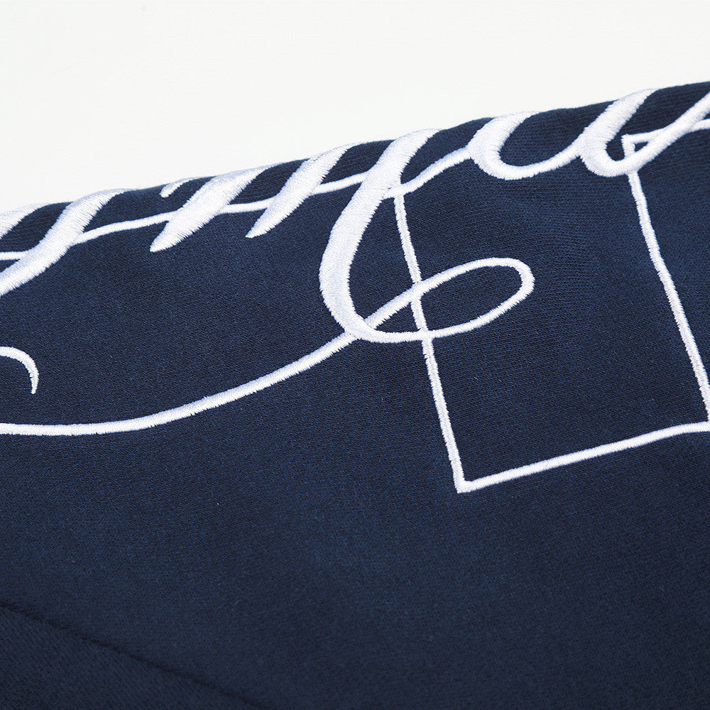 Hoodie zippé à motif script – Cardigan streetwear imprimé sur les manches