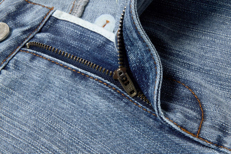 Floral Embroidered Wide-Leg Jeans – Men's Barrel Fit Washed Denim