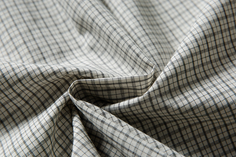 Oversized Plaid Long Sleeve Shirt – Relaxed Fit Japanese-Inspired Button-Up