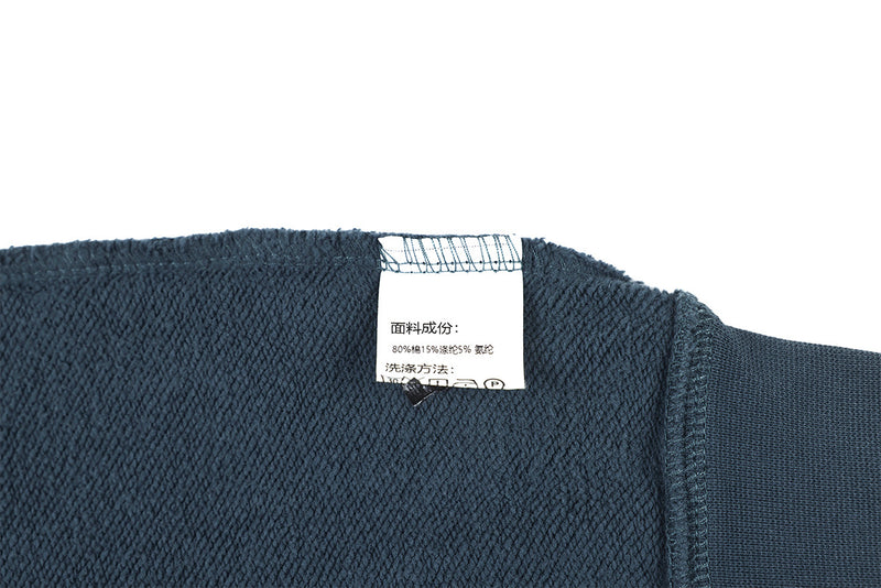 Veste à capuche zippée à multiples poches – Délavage acide vintage