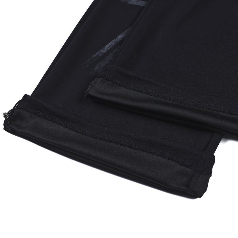 Grim Reaper Embroidered Baggy Sweatpants – Wide Leg Hip-Hop Street Pants