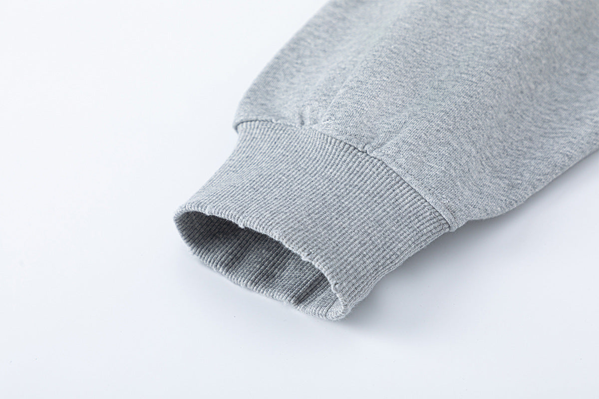 Sweat à capuche zippé drapeau américain usé – Streetwear vintage délavé