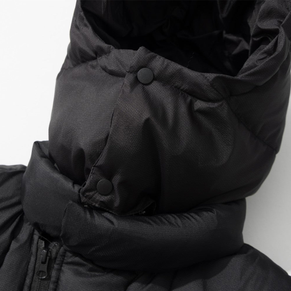 Puffer Jacket with Hoodie – Diagonal Zip Men's Winter Down Coat
