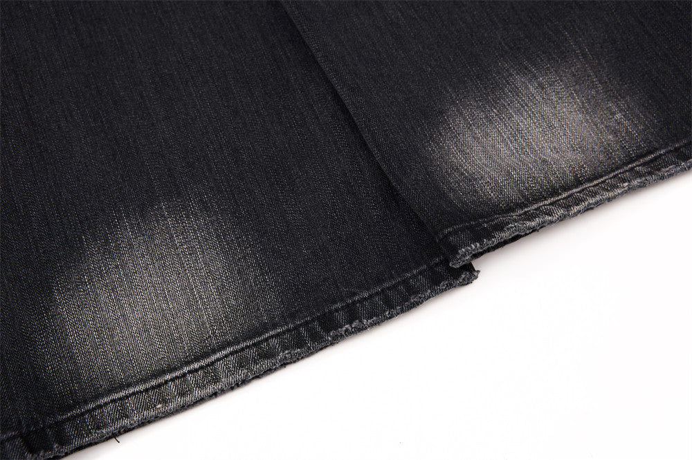 Wide-Leg Baggy Jeans – Vintage Washed Straight-Cut Denim