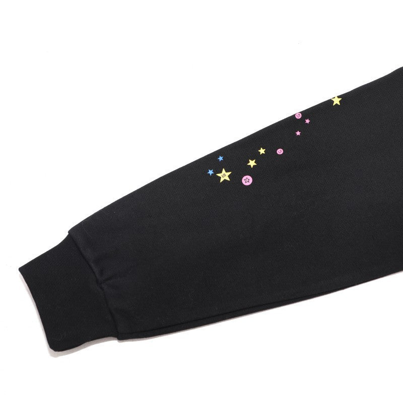 Sp5der “Punk! Here’s The Slime” Hoodie – Black 440GSM Heavyweight Streetwear Pullover