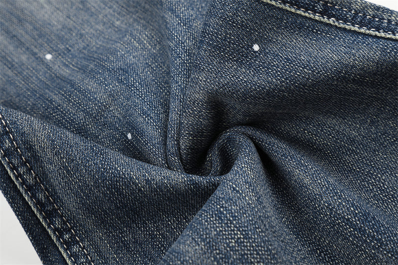Punk Washed Distressed Flare Jeans – Men's Wide-Leg Denim with Paint Splatter &