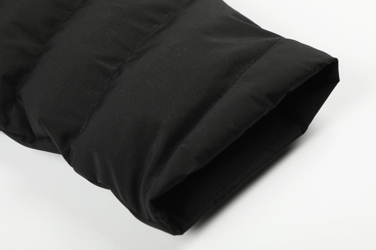 Cropped Puffer Jacket with Hood & Fur Collar – Cross Hardware, American Street