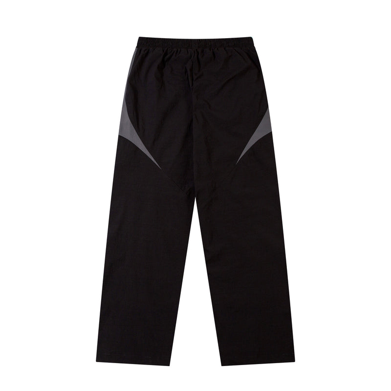 Herren-Trackpants mit kontrastierender Paspel und Colorblock-Seiteneinsätzen