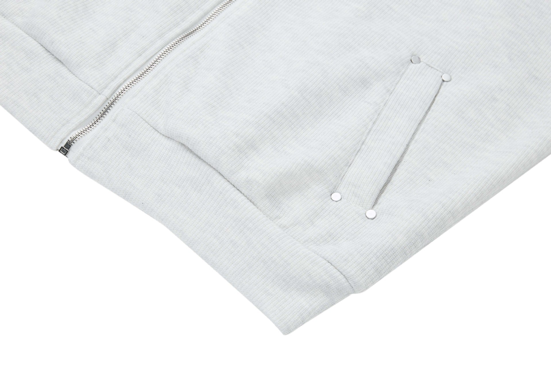 Sweat à capuche court zippé – Sweat intégralement zippé à manches raglan côtelées