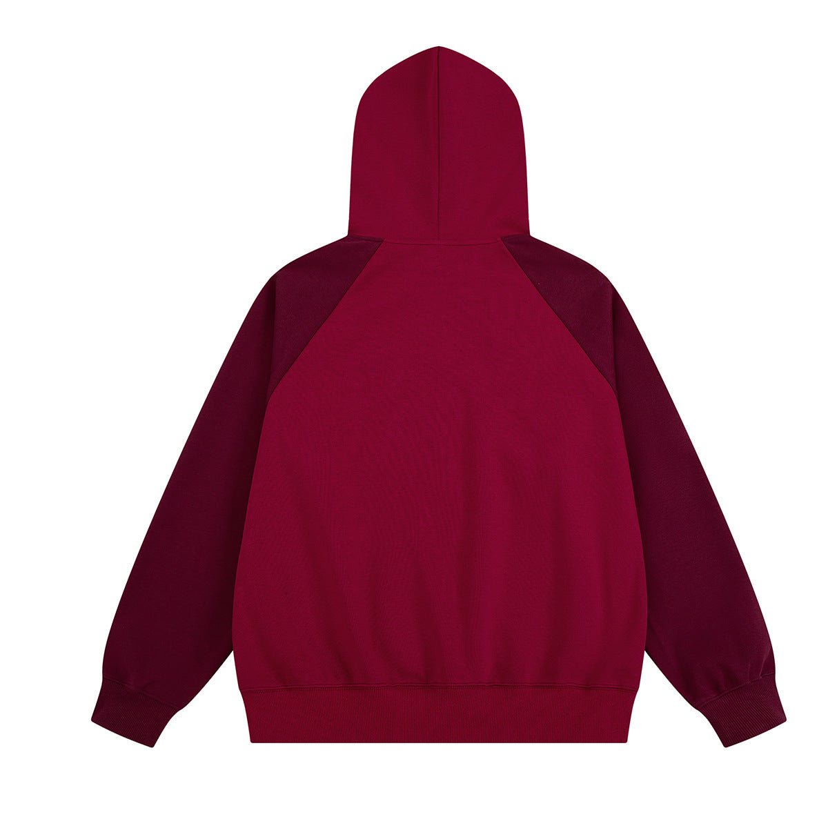 Sweat zippé rétro avec écussons racing – Modèle raglan color block à badges brodés