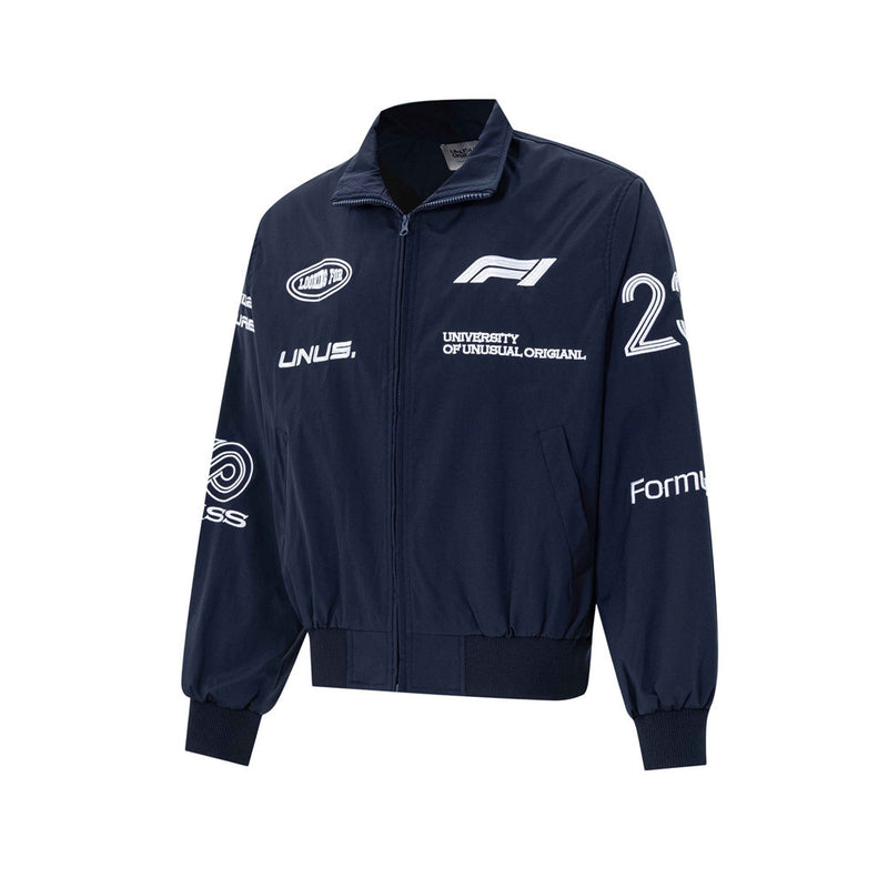 Zip Up Jacket Men – F1 Racing Graphic Oversized Bomber Jacket
