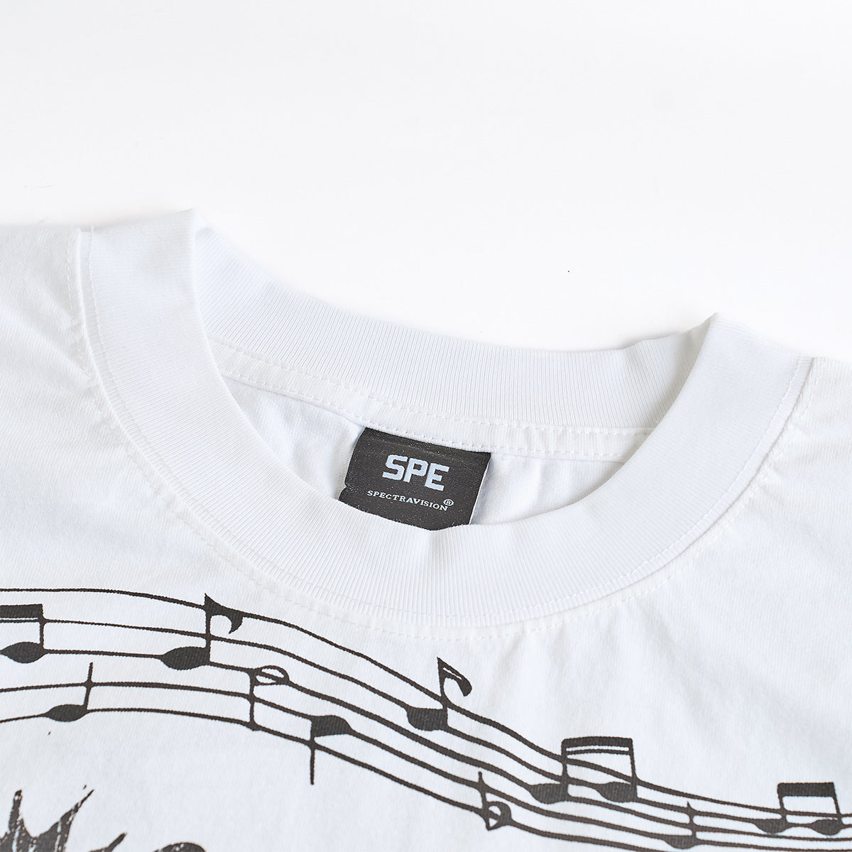 Langarmshirt mit Rockmusik-Print – Herren-Shirt mit Rundhalsausschnitt und Punkmotiv